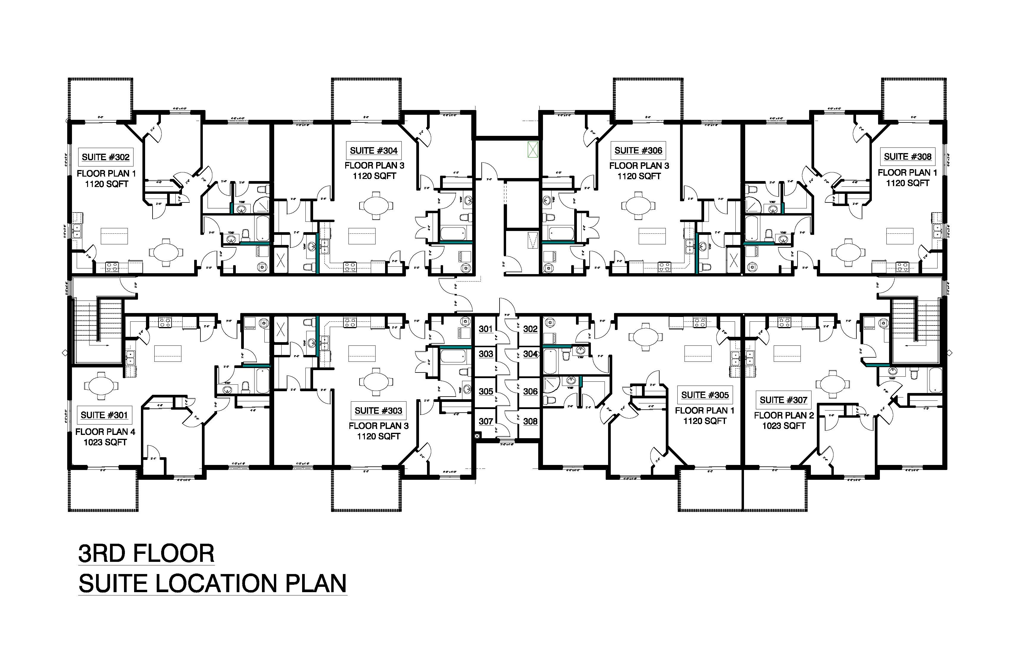 Suite Location Plan Prairie Sky Apartments